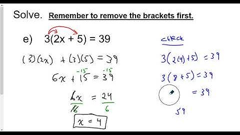 MFM2P - 4.2 - Multi-Step Equations