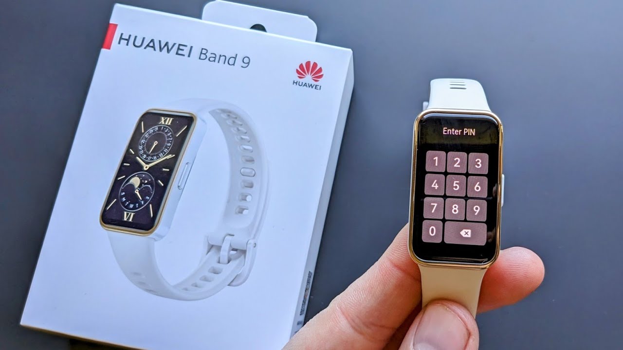 Set PIN code / Lock Screen Security on Huawei Band 9 YouTube