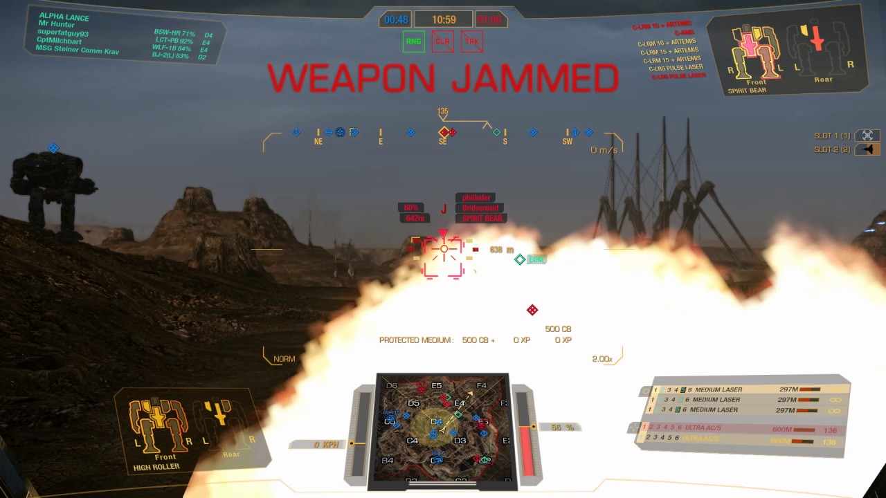 MWO Bushwacker gameplay BSW-HR