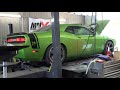 2011 challenger srt with a comp hrt camshaft hits the dyno by mmx  modern muscle xtreme