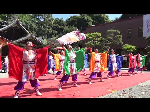 高知県よさこいアンバサダー絆国際チーム【4K】／コンテストAグループ／秦野元気まつり 秋の陣2022（二日目）