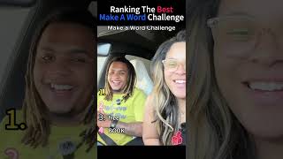 Ranking The Funniest Make A Word Challenge Moments 😂 #shorts #challenge #wordplay #viral