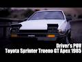Driver's POV | Toyota Sprinter Trueno GT Apex 1985 | Forza Horizon 5