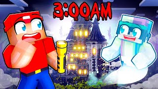 We Played HIDE AND SEEK in a HAUNTED Abandoned Mansion In Minecraft!