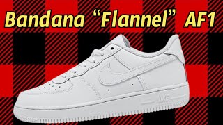 Air Force 1 Flannel Bandana Tutorial