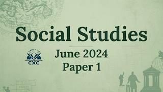 Social Studies June 2024 Paper 1