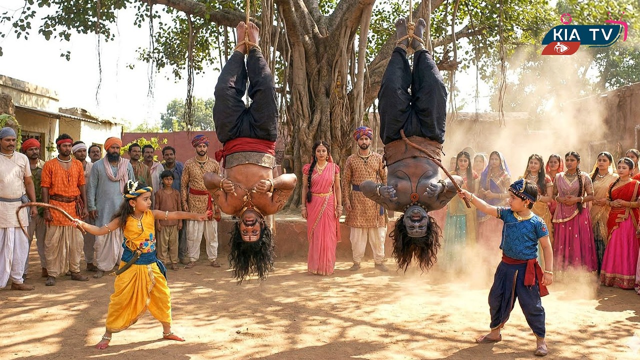 बाल कान्हा और बलराम ने कंस और उसके रक्षकों का किया अंत | Yashomati Maiyaa Ke Nandlala