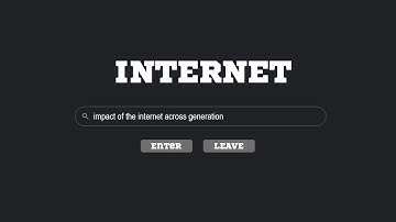 The Impact of the Internet across Generations