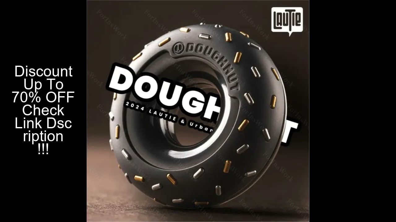 LAUTIE EDC X URBAN EDC Co-Brand “Doughnut”Fidget Spinner Metal Fidget Spinner Fidget Anti Stress Toy