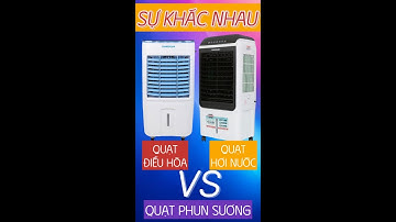 Quạt Điều Hòa Và Quạt Hơi Nước Có Gì Khác Nhau. #shorts