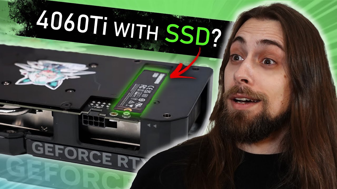 This RTX 4060Ti has one NMVE SSD SLOT that you can use! - YouTube