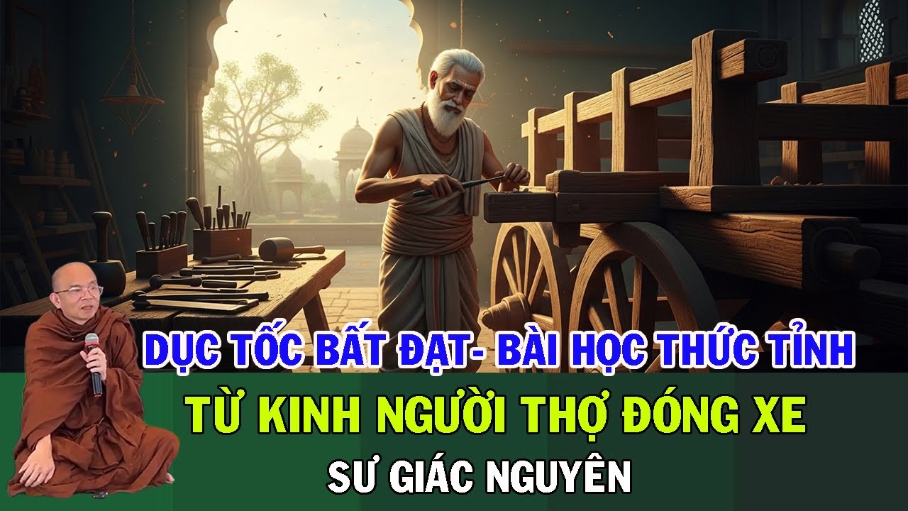 Dục Tốc Bất Đạt – Bài Học Thức Tỉnh Từ Kinh Người Thợ Đóng Xe  | Sư Giác Nguyên | Sư Toại Khanh