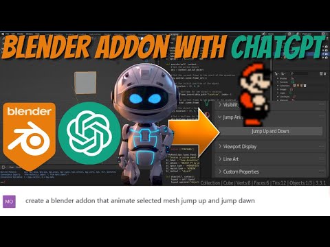 WOW! ChatGPT AI Can Create Blender Addon In 1 minute! #openai #chatgpt  #blender3d