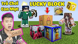 Minecraft, Nhưng bqThanh và Ốc Đập LUCKY BLOCK TRÒ CHƠI CON MỰC Xem Nó Có Gì ? (SQUID GAME)