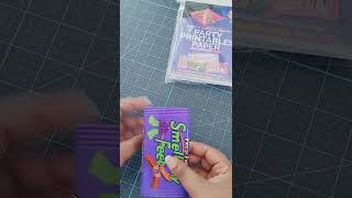 Custom Kitkat Halloween candy wrapper using 5x7 Mini party printables paper.