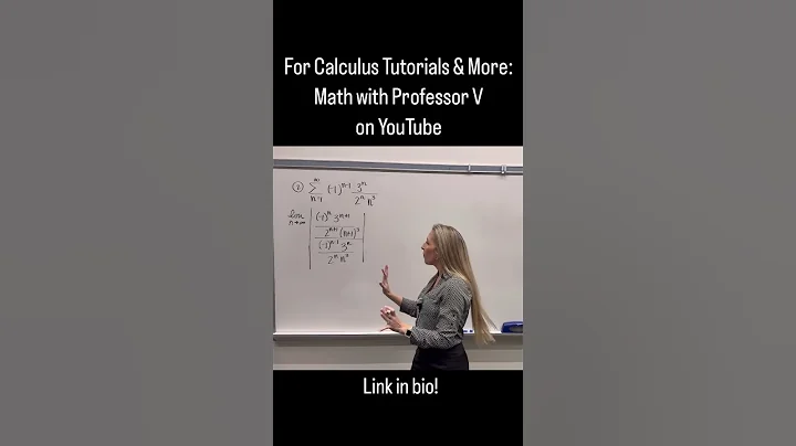 Calculus Tutorials & More! #mathwithprofessorv #calculusvideos #maths #calculus2 #integration