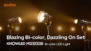 Blazing Bi-color, Dazzling On Set | KNOWLED MG1200Bi Bi-color LED Light