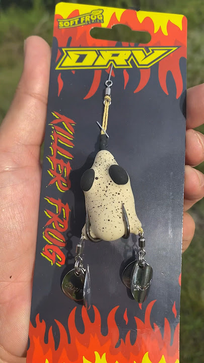 DRAVE TOPA FROG VTEC #fishing #1millionviews #shorts #topafrog#viral #dravefishing #softfrog