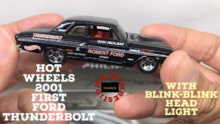 Hot Wheels 2001 First Edition of Ford Thunderbolt. Unboxing and Review