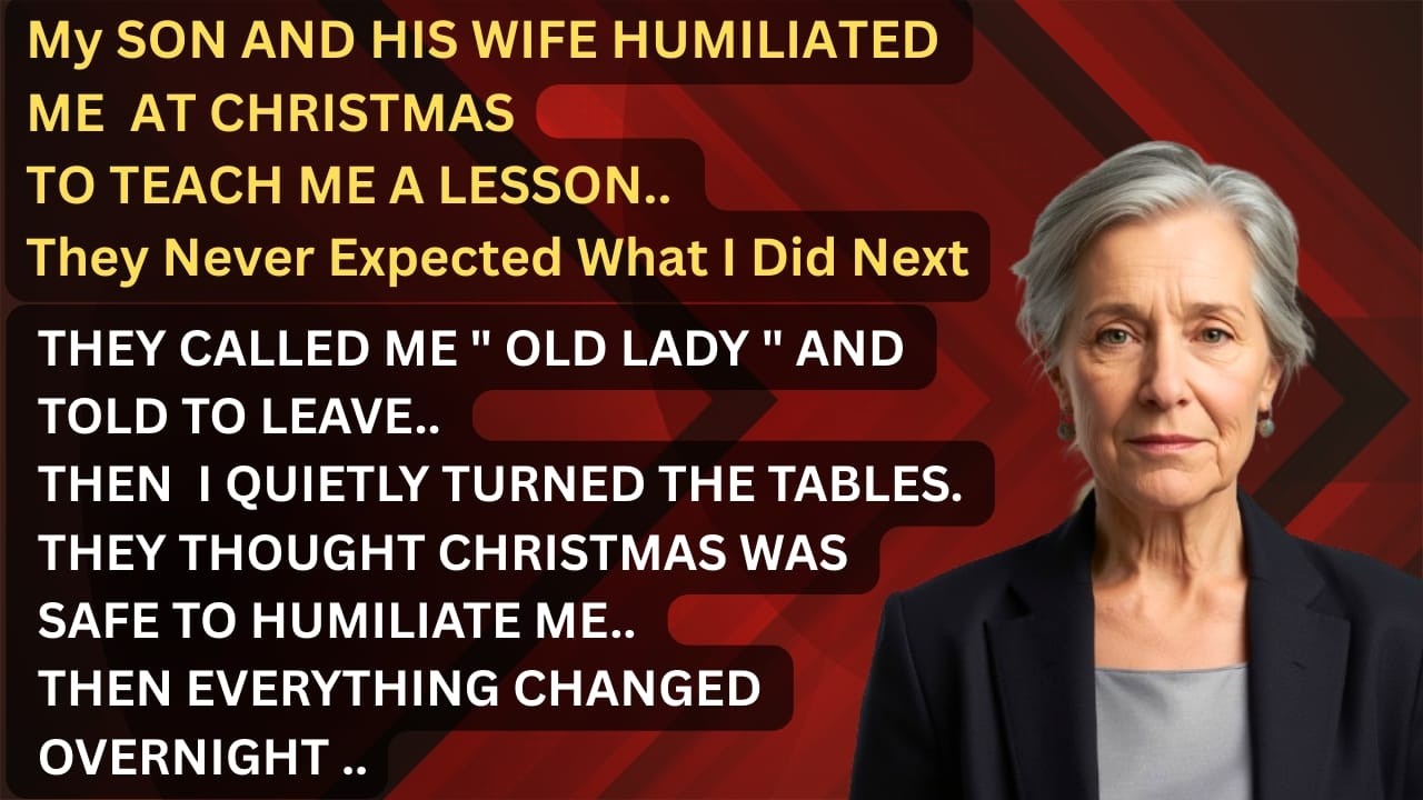 My Son Called Me an “Old Lady” at Christmas — I Left Him Speechless