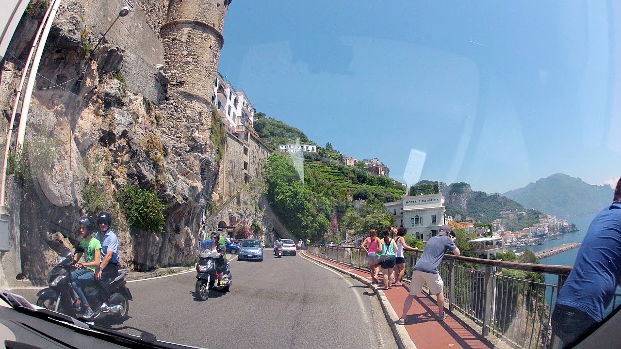 GoPro Time Lapse Driving Along the Amalfi Coast Italy  YouTube