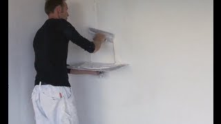 Spachtelputz aanbrengen, doe je zo.