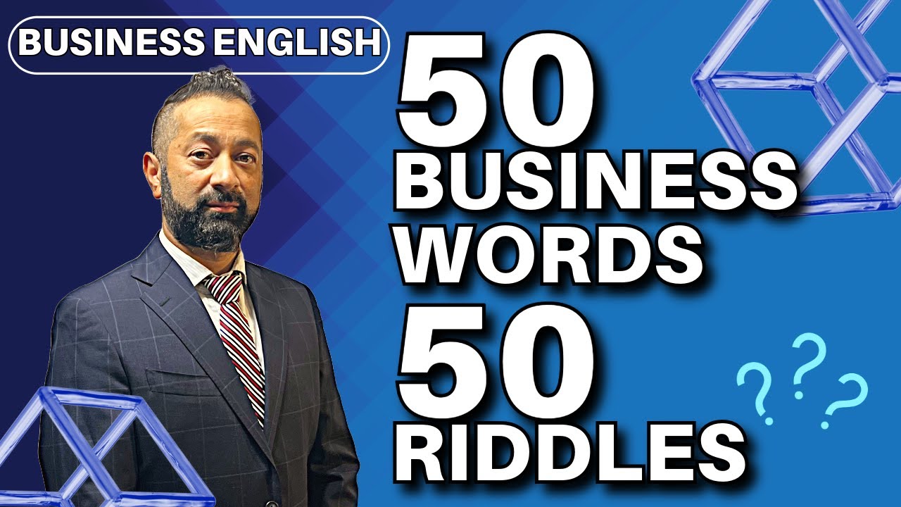 Master 50 Business English Vocabulary Words | Fun Riddle Game for ESL Students 🚀 📈