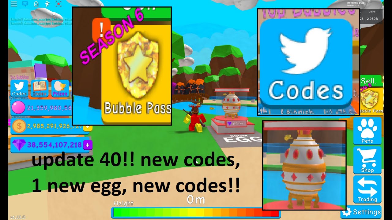 new-codes-and-summer-event-egg-update-26-bubblegum-simulator-roblox-youtube