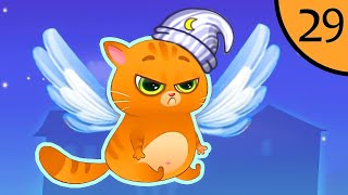 Суровый КОТИК БУБУ #29. Бубу хочет спать. Котик соня. Мультик ИГРА про котят