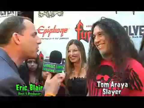 SLAYER's Tom Araya talks to Eric Blair @ The Revolver Golden God Awards