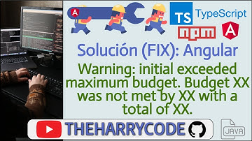 Solución (FIX): Angular ng Build: Warning: initial exceeded maximum budget. Budget XX was not met...