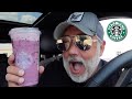 TRYING STARBUCKS SKINNY PURPLE DRINK!