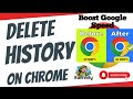 "Boost Google Speed! Clear History &amp; Cache in One Click"