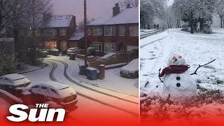 Severe Snow Hits North Of England & Creeps South In Polar Plunge