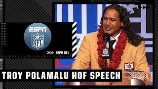 Troy Polamalu's 2020 Pro Football Hall of Fame Induction Speech | NFL on ESPN Update