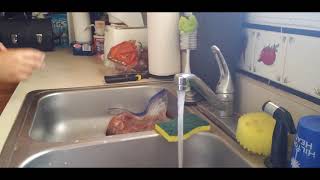 Washing a polyester tie
