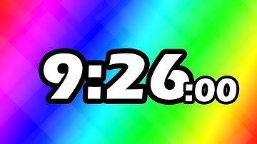 9 Minutes and 26 Second TIMER Countdown