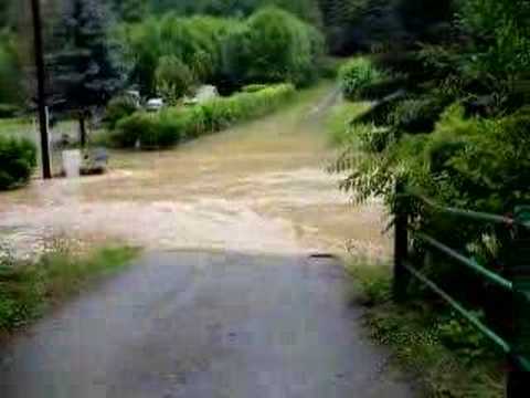 More of the floods in Monein, SW France, June 10 2008