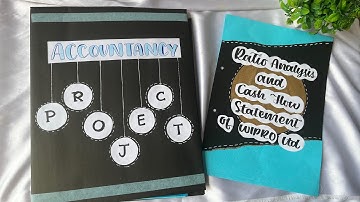 Accountancy project on ratio analysis and cash flow statement latest -WIPRO Company