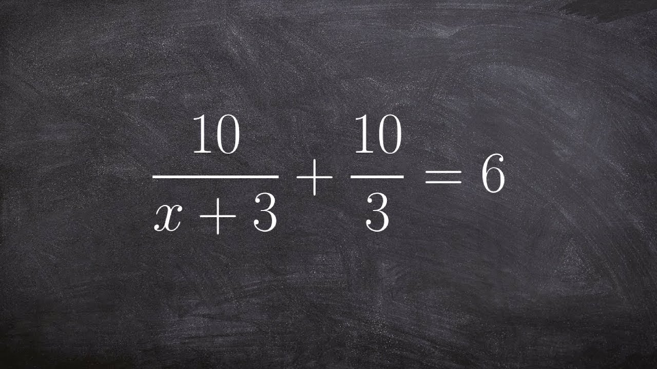 Learn how to solve a rational expression by multiplying by the LCD ...