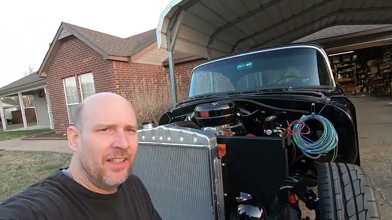 1955 Chevy Belair update. Horns done.