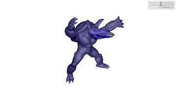 laplacian mesh editing session