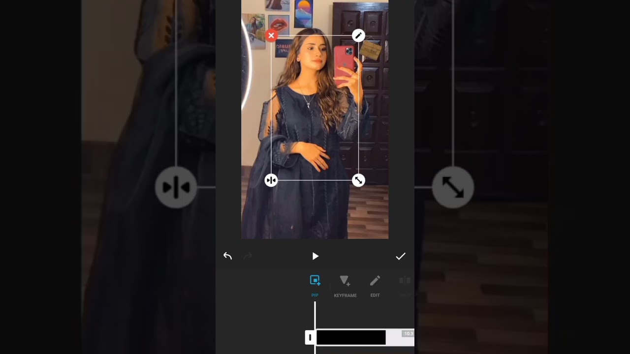 How To Make Double Exposure Video In Inshot || TikTok Per Double Exposure Video Kaise Banaya#shorts