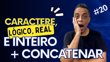 Tipos Básicos de Dados no Visualg ou Portugol - Algoritmos e Lógica de Programação Básico e Avançado