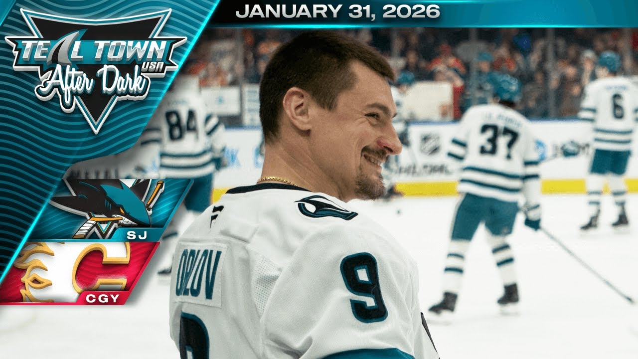 San Jose Sharks @ Calgary Flames - 1/31/2026 - Teal Town USA After Dark (Postgame)