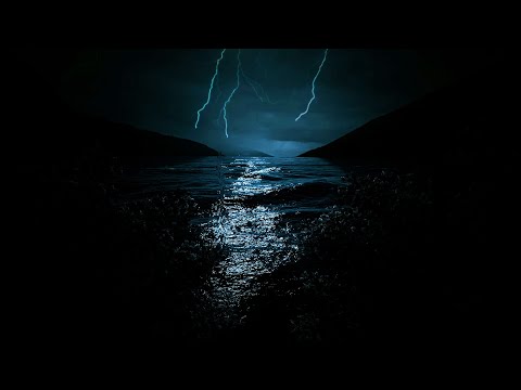 I Sleep To Heavy Rainstorm And Thunder Sounds Dimmed Screen Ocean Rain For Sleeping Fall Asleep