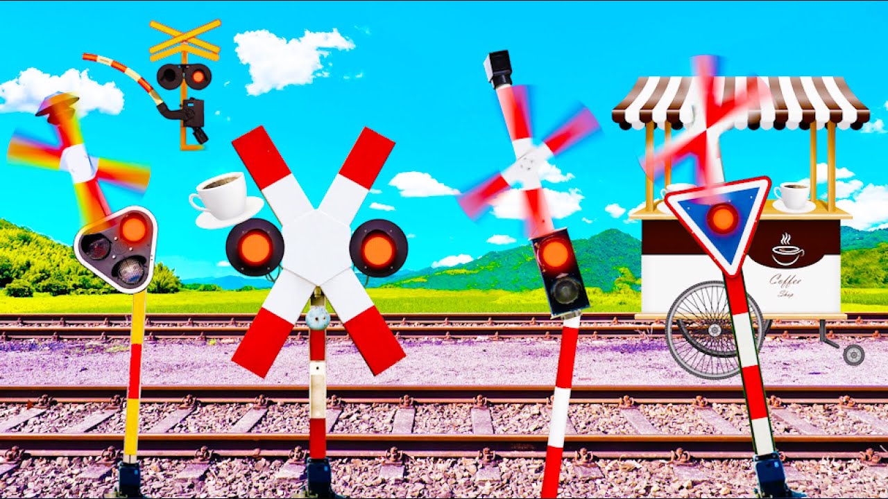Railroad Crossing That Wakes Up Sleepiness With Coffee (Plankorsning)