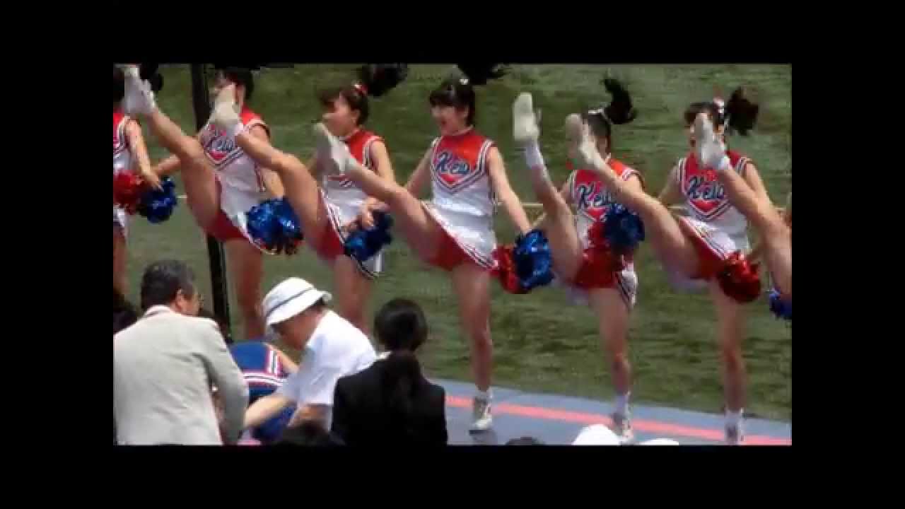 Cheerleading at college baseball in japan YouTube