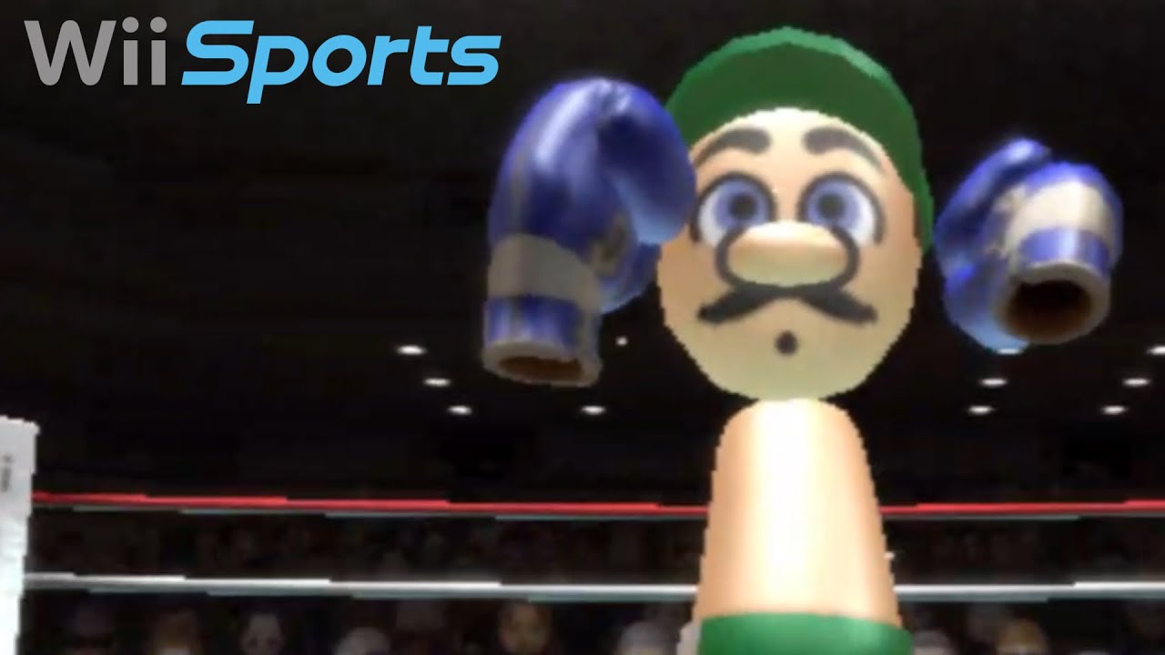 Playing Wii Sports Boxing!