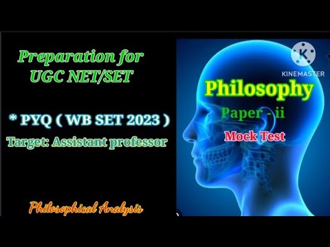 Preparation of Philosophy for UGC NET / SET paper 2 ।। Philosophy WB ...